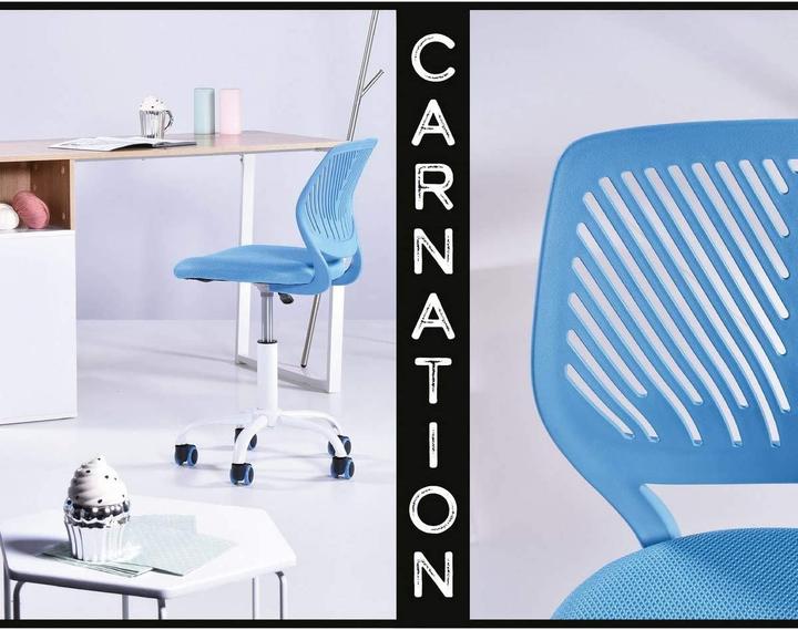Image du produit LeMonde Chaise de bureau réglable en bleu