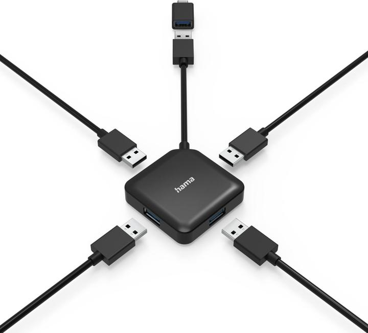 Immagine prodotto Hama Hub USB 3.2 (USB-C, USB-A, 4 Porti)