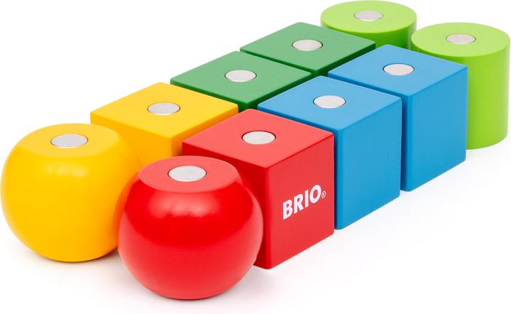 Actual product image Ravensburger BRIO - 30435 Magnetic wooden building blocks | Wooden building blocks for children aged 12 months