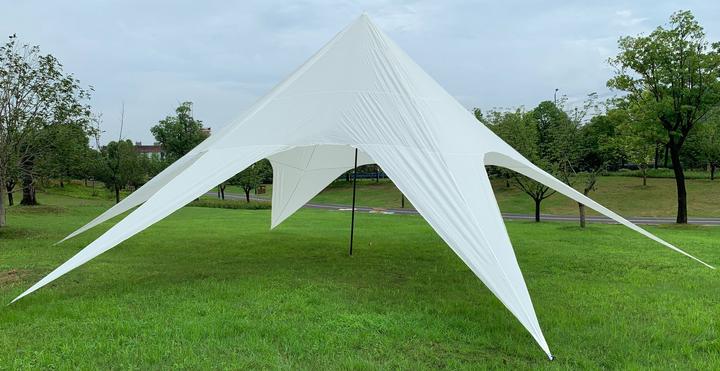 Immagine prodotto CLP Tenda a stella 10m, bianca (1000 cm, 1000 cm)