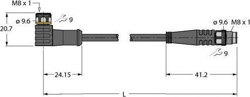 Image du produit Turck Actuateur- (1 m)