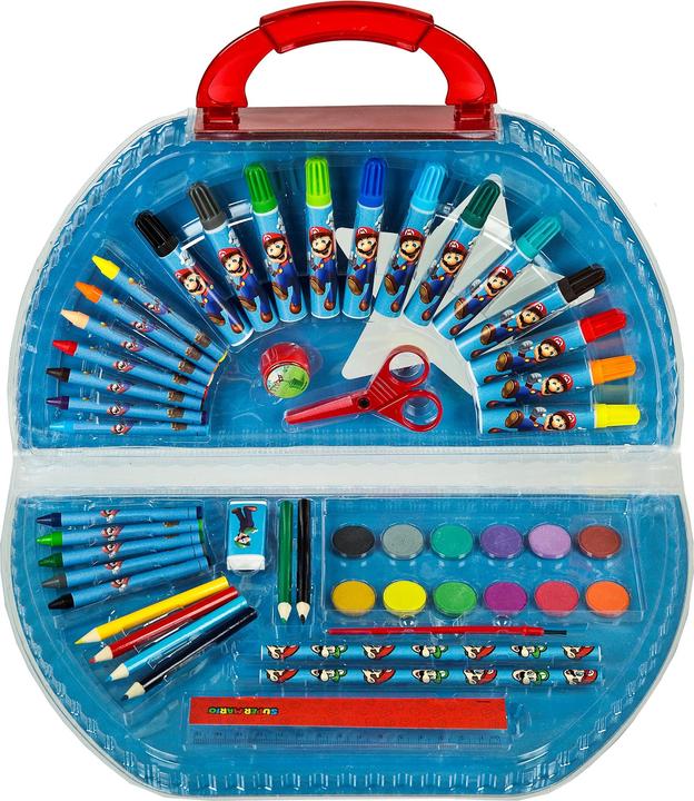 Actual product image NoName Super Mario Colouring Case 51 Pcs. (Multicoloured, 12 x)