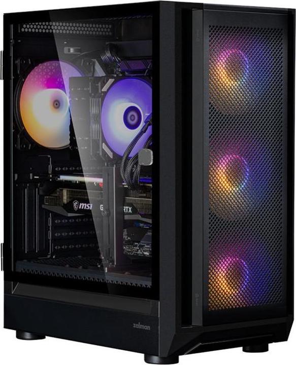 Zalman i6 Nero, ventola RGB x4 T/G (ATX)