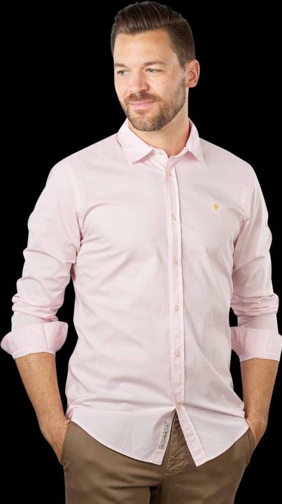 Produktbild Scotch & Soda Solid Poplin Shirt Long Sleeve Rose (M)