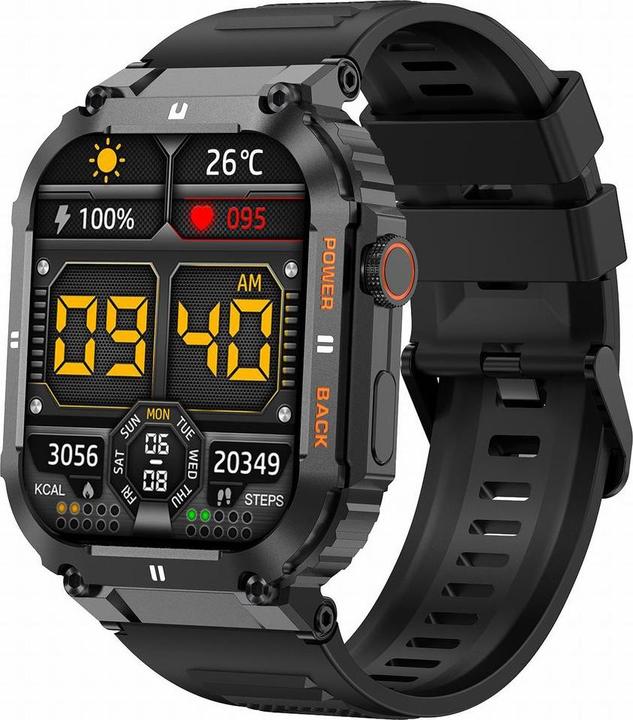 Produktbild Gravity SMARTWATCH MĘSKI GT6-1 - WYKONYWANIE POŁĄCZEŃ, MONITOR SNU (sg020a)