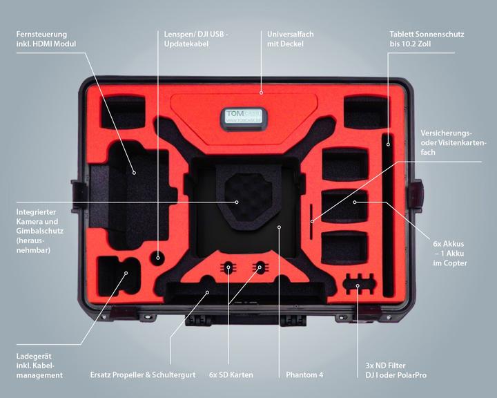 Produktbild TomCase Transportkoffer (DJI Phantom 4)