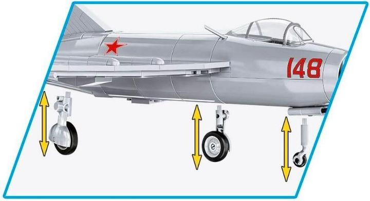 Actual product image Cobi MiG-15 Fagot, model, 504 parts, from 7 years old