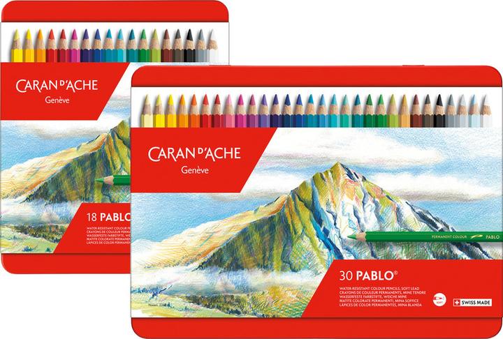 Immagine prodotto Caran d'Ache Pablo Metallschachtel (Multicolore, 40 x)