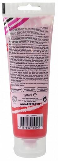 Immagine prodotto Pebeo Decocrème Colore acrilica opaco (Rosso vulcano, 120 ml)