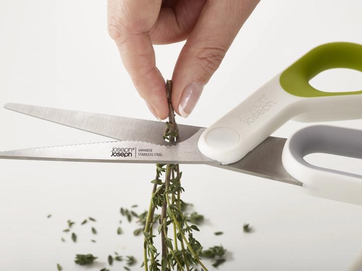 Immagine prodotto Joseph Joseph Forbici da cucina PowerGrip, bianco/verde, 22.4x9.1x1.8cm (22.40 cm)
