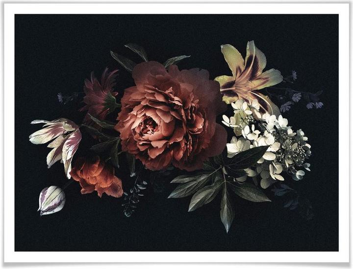 Immagine prodotto Trenddeko Mazzo di fiori rosso (60 x 50 cm)