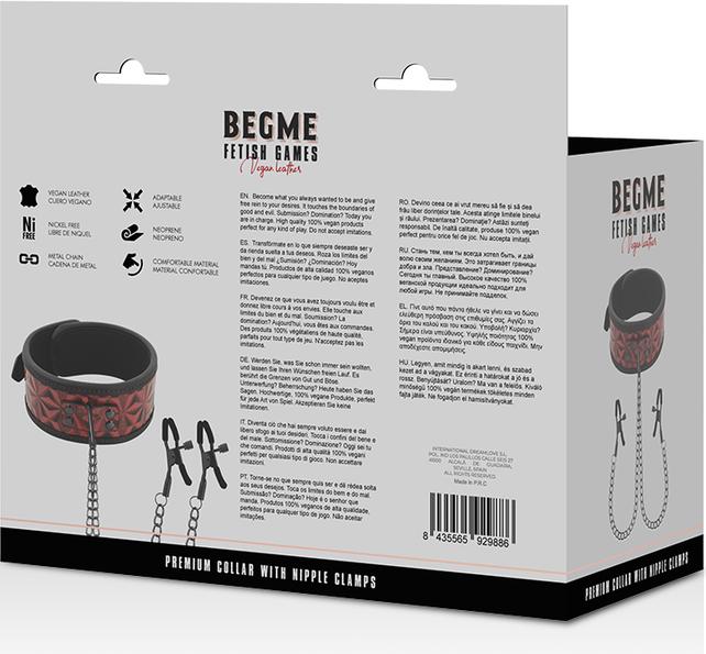 Productafbeelding Begme Rode Editie Ketting Met Kettingen En Tepels