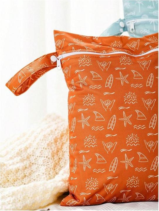 Produktbild ASMI 2 Stück Wetbag Windeltasche Set 25x35 cm
