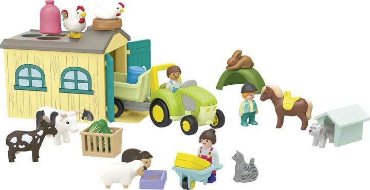 Produktbild Playmobil Bauernhof-Abenteuer Traktor (71656)