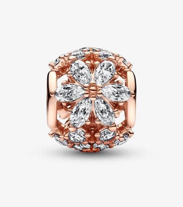 Produktbild Pandora Charm Sparkling Herbarium Cluster (Metall, rosevergoldet)