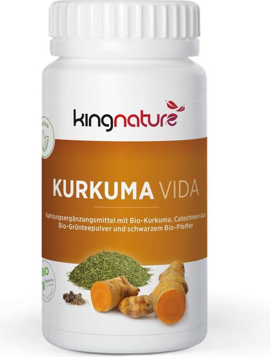 Immagine prodotto Kingnature Kurkuma Vida (72 Pezzo/i, Pillole, 82 g)