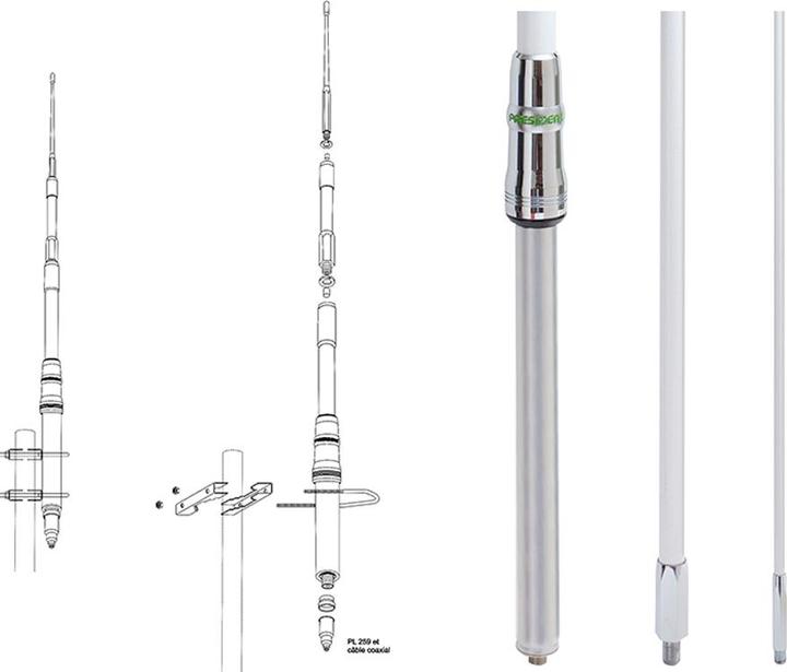 Produktbild President CB-Antenne Himalaya 22-30 MHz, 2000 W, 527 cm, für Gebäude