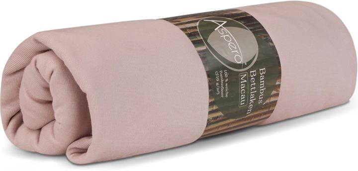 Actual product image Aspero Bamboo fitted sheet Macau (140 x 200 x 30 cm)
