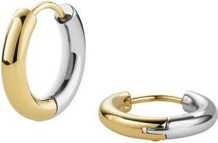 Rosefield Delicate Steel Bicolor Earrings Hoops JEDHG-J710