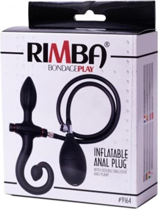 Produktbild Rimba Aufblasbarer Analplug mit Griff und Pumpe "Tail"