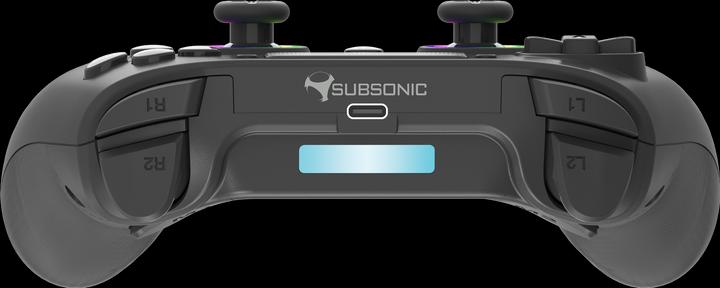 Actual product image Subsonic Wireless Led Controller Black for PS4/PC (PC, PS4)