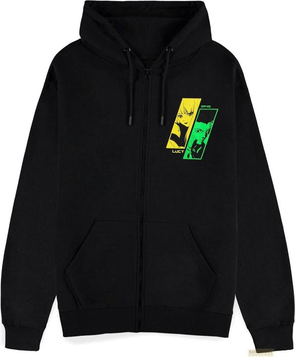 Difuzed CyberPunk : Edgerunners - Hoodie zippé Duo On Chest - 2XL (XXL)