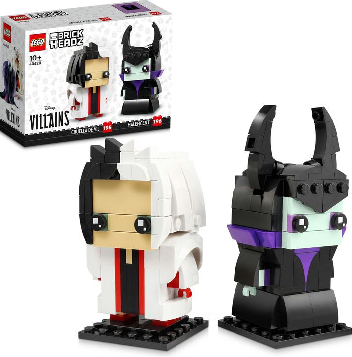 Produktbild LEGO Cruella und Maleficent (40620, LEGO Brickheadz)