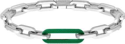 Actual product image Lacoste Original steel bracelet with silicone link 2040103 (Stainless steel)