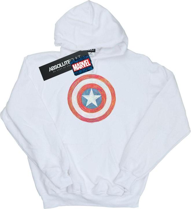 Captain America Sketched Shield Kapuzenpullover Jungen