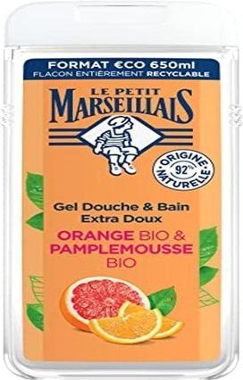 Image du produit Le Petit Marseillais And Bath Bio Pamplemousse Et Bio Orange 650Ml (650 ml)