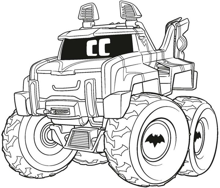Productafbeelding DC Batwheels: coole kleurplaat