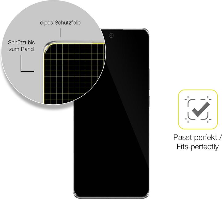 Actual product image Dipos Screen Protector Full-Cover 3D (2 Piece, Oppo Reno 11)