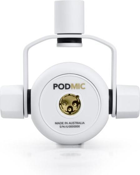 Actual product image RØDE Podmic Podcast Microphone White with articulated boom WH