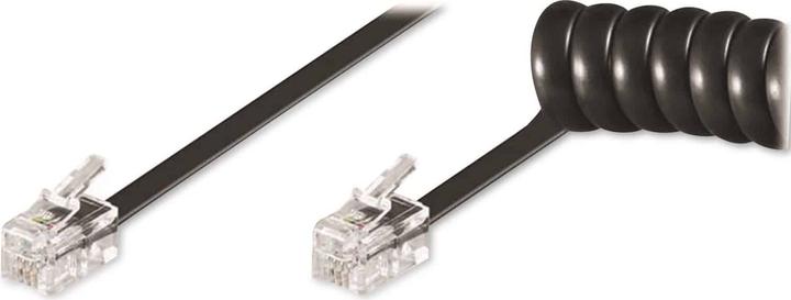 Image du produit Goobay Câble spiralé du combiné téléphonique CCA RJ10 plug > RJ10 plug