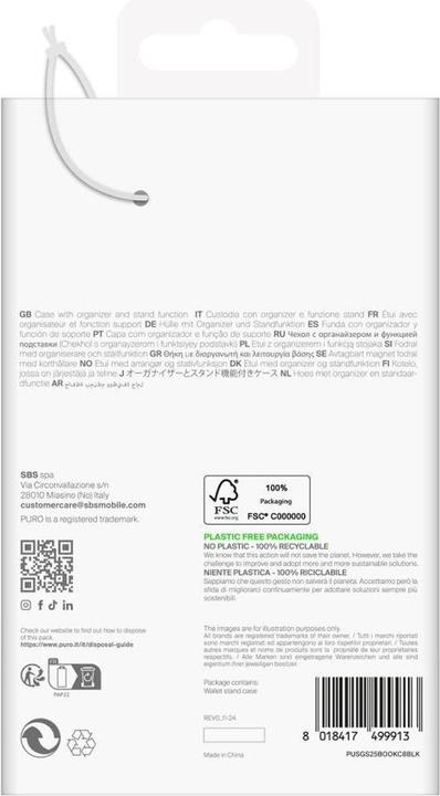Image du produit Puro Couverture du livre (Samsung Galaxy S25+)