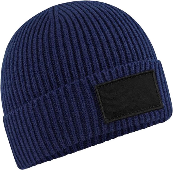 Produktbild Beechfield Fashion Mütze Gewebter Aufnäher (One Size)