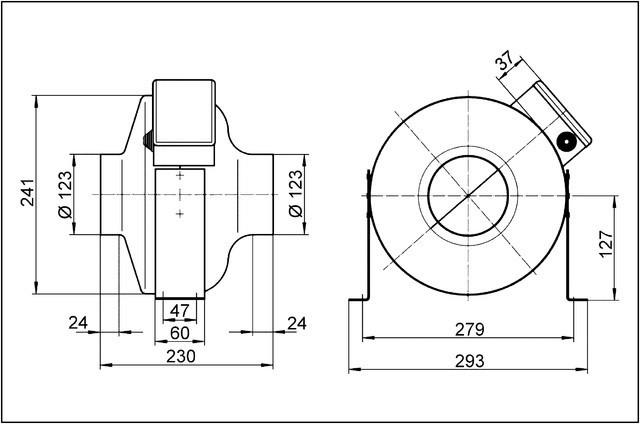 Actual product image Maico Radial tube fan