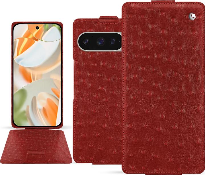 Actual product image Noreve Vertical leather shell (Google Pixel 9 Pro)