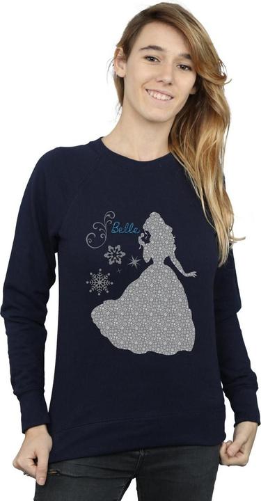 Immagine prodotto Disney Princess Belle Christmas Silhouette Felpa Donna (XXL)