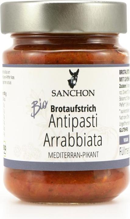 Actual product image Sanchon Antipasti Arrabbiata spread (jar) (190 g)
