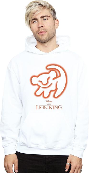 Actual product image Disney Mens The Lion King Cave Drawing Hoodie (XL)
