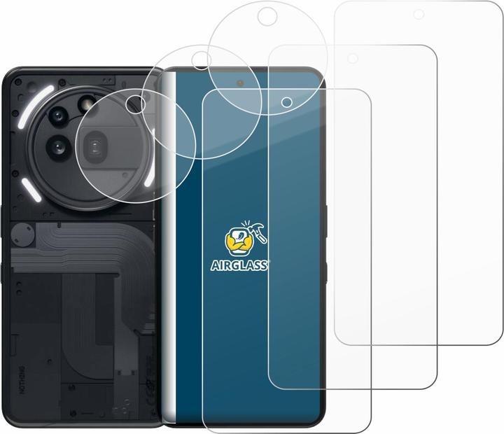 Produktbild BROTECT Schutzglas Schutzfolie Displayschutz Display Schutz Glas Folie klar (3 Stück, Nothing Phone (3a) Pro)