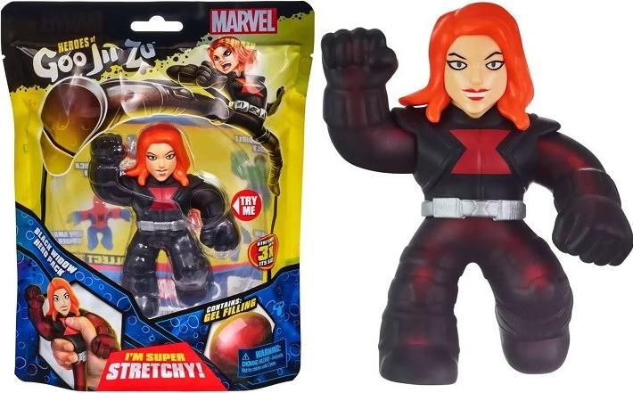 Actual product image Star Wars Heroes of Goo Jit To Marvel Hero Pack. Black Widow - Squishy 4.5-Inch Tall. Ideal Christmas/Birthday