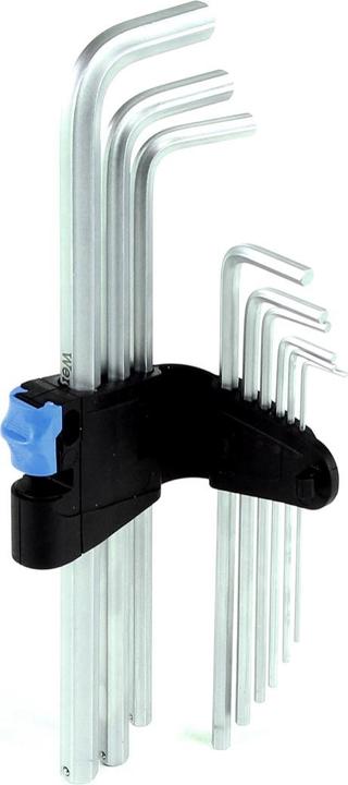 Image du produit Wera 950/9 L Hex-Plus HF 1 Jeu de clés mâle coudées, syst. métrique, chromées avec fonction de reten