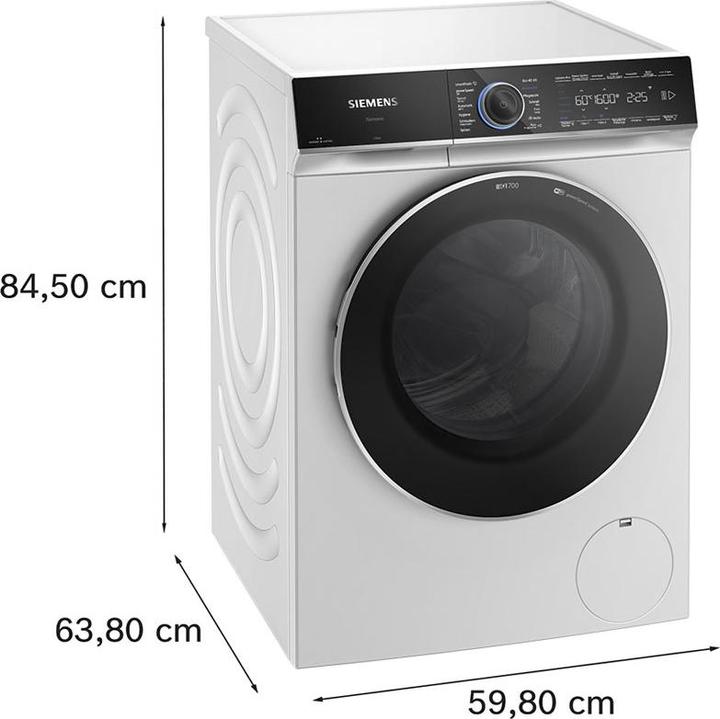 Actual product image Siemens WQ46B2C0CH 9kg & WG56B2A5CH 10kg Waschturm (9 kg, Right)
