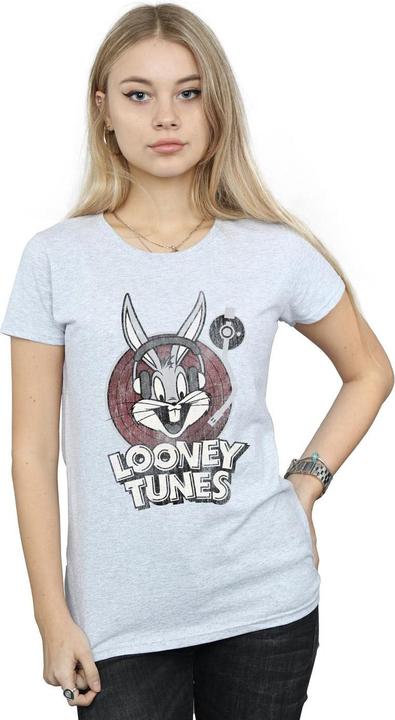 Actual product image Looney Tunes Womens/Ladies Bugs Bunny Logo Cotton T-Shirt (XL)