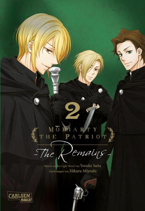 Actual product image Moriarty the Patriot: The Remains 2 (German, Yosuke Saita, Hikaru Miyoshi, 2025)