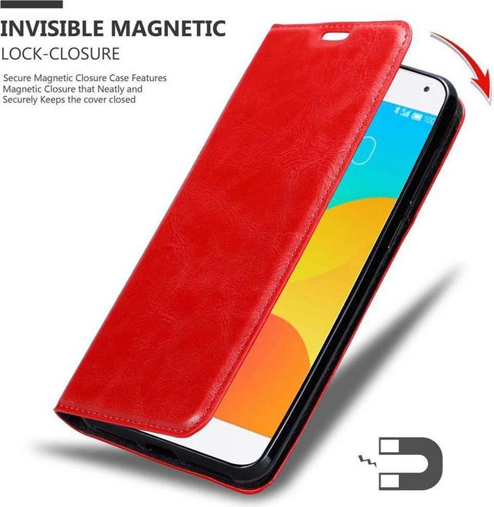 Productafbeelding Cadorabo Boek Onzichtbare Magneethoes (Meizu MX4)