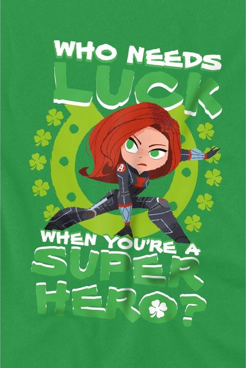 Immagine prodotto St Patrick's Day Lucky Maglietta Giorno di San Patrizio Supereroe Uomo (M)