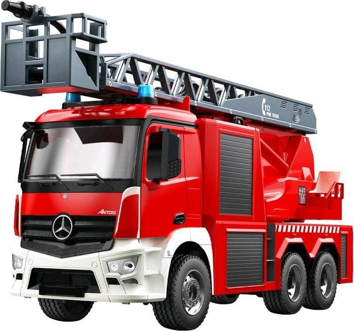 Productafbeelding Double Op afstand bestuurbare truck 1:20 Mercedes-Benz Arocs (Brandweerwagen) E667-003